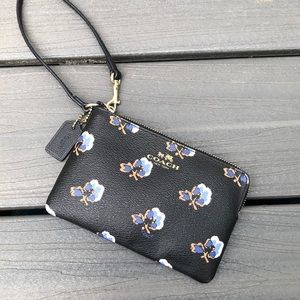 Floral Coach wristlet